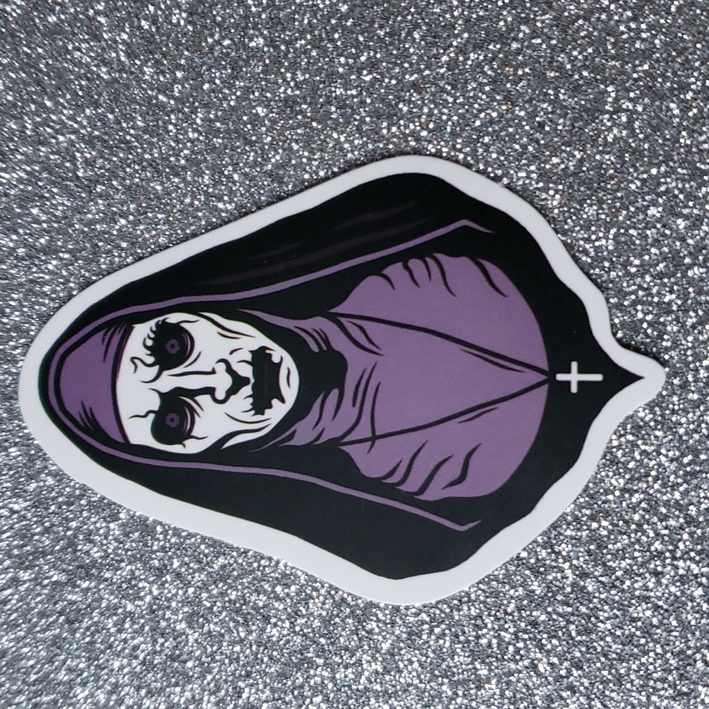 HORROR MOVIE waterproof sticker Nun